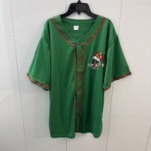 Down East Wood Ducks Holiday Jersey Green Size XL